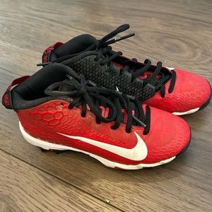 Nike Kids Shoes Red and Black